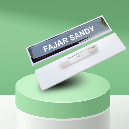 Pin Name Tag Akrilik - Magnet (D-5,8)