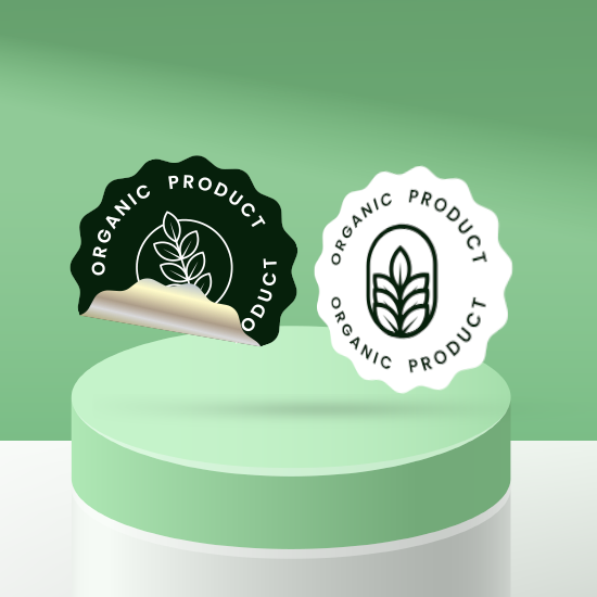 Sticker Label Kemasan Quantac (Pola/Bentuk)