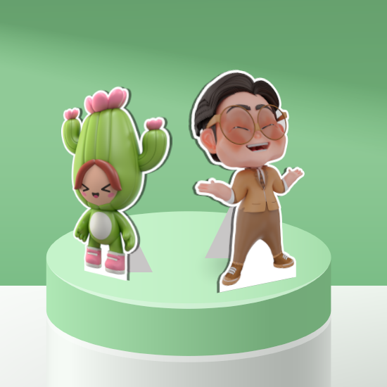 Foamboard Mini Character Standee - A5