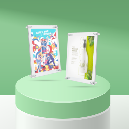 Display Akrilik (Double Akrilik) - A3